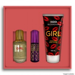 Kit Girl Feminino Perfume 30ml + 15ml + Creme 100ml