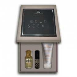 Kit Gold Scent Masculino Perfume 30ml + 15ml + Creme 100ml