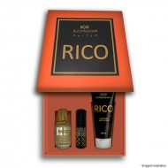 Kit Rico Masculino Perfume 30ml + 15ml + Creme 100ml