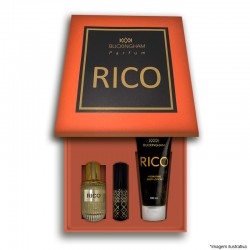 Kit Rico Masculino Perfume 30ml + 15ml + Creme 100ml