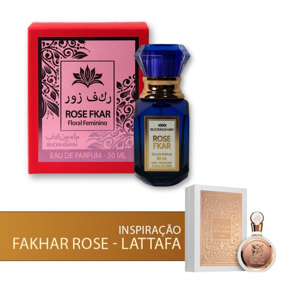 Perfume Rose Fkar - Árabe Feminino 30ml