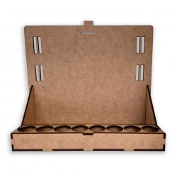 Suporte Expositor de Perfumes MDF Portátil - Uber/99/Mesa
