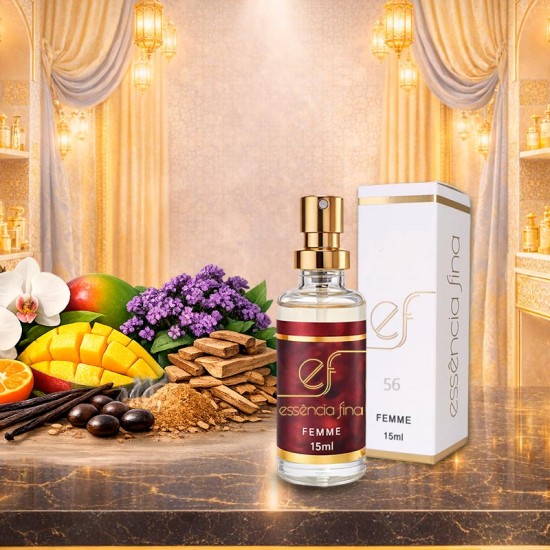 Perfume Árabe 56 Feminino 15ml - Yara