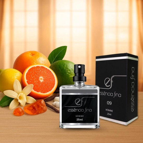 Perfume Essência Fina 09 Unissex 25ml - Erba Pura