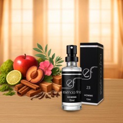 Perfume Essência Fina 23 Masculino 15ml - Boss Bottled