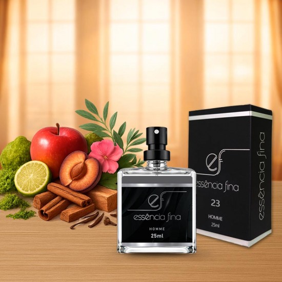 Perfume Essência Fina 23 Masculino 25ml - Boss Bottled