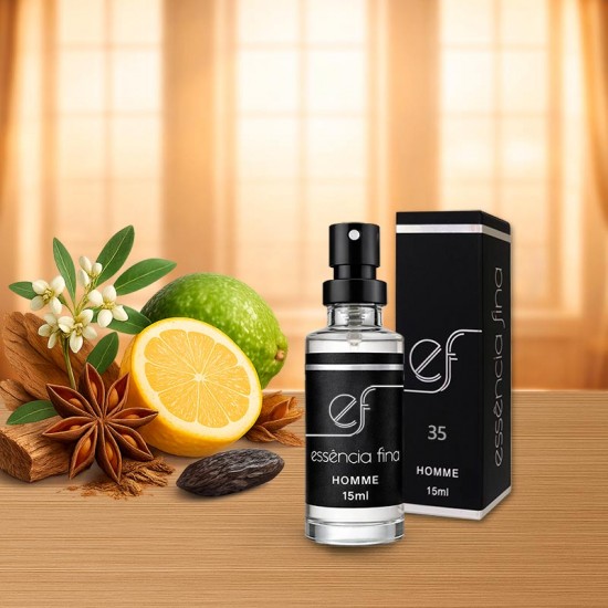 Perfume Essência Fina 35 Masculino 15ml - Armani Black Code