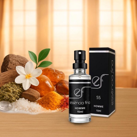 Perfume Essência Fina 55 Masculino 15ml - Baccarat